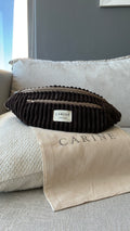 Cord Moon Bag - Chocolat