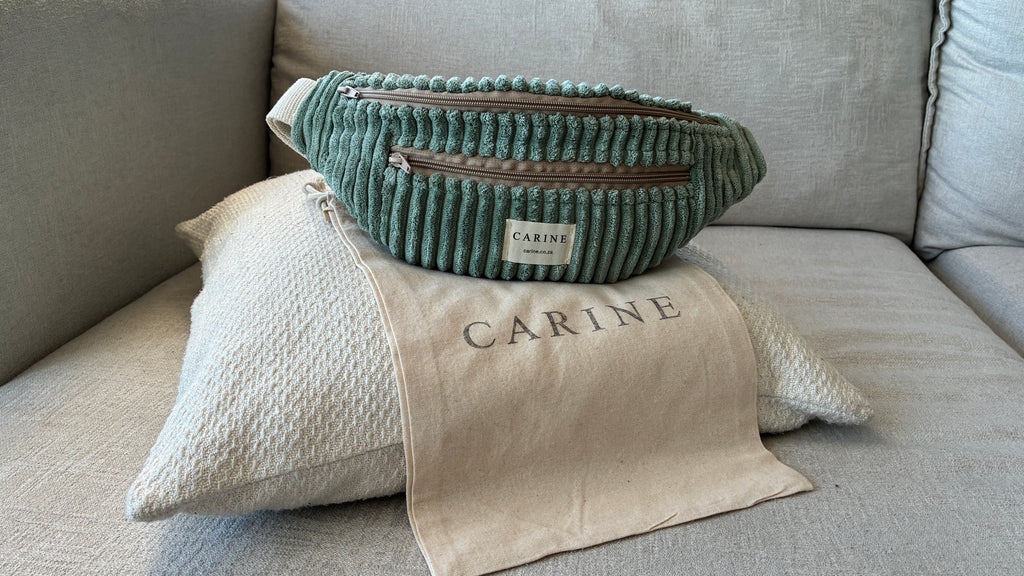 Cord Moon Bag - Mint