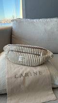 Cord Moon Bag - Cream