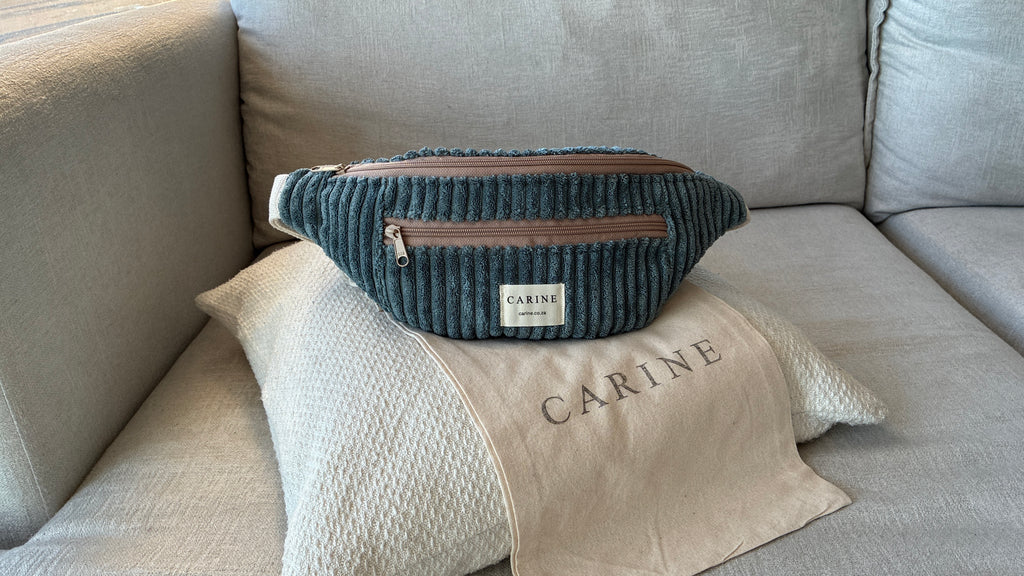 Cord Moon Bag - Duck Egg