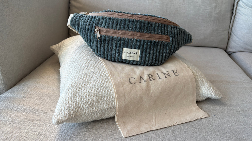 Cord Moon Bag - Duck Egg